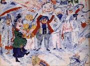 James Ensor Carnival in Flanders oil painting on canvas